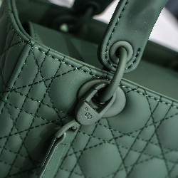 MEDIUM LADY DIOR BAG Ultramatte Cannage Calfskin