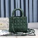 MEDIUM LADY DIOR BAG Ultramatte Cannage Calfskin