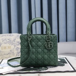 MEDIUM LADY DIOR BAG Ultramatte Cannage Calfskin