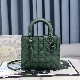 MEDIUM LADY DIOR BAG Ultramatte Cannage Calfskin