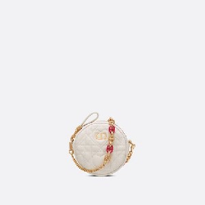 MINI DIORAMOUR DIOR CARO ROUND POUCH