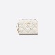 DIORAMOUR DIOR CARO COMPACT ZIPPED WALLET