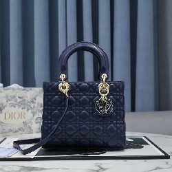 MEDIUM LADY DIOR BAG Lambskin