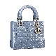 MEDIUM LADY DIOR BAG Patent Cannage Calfskin