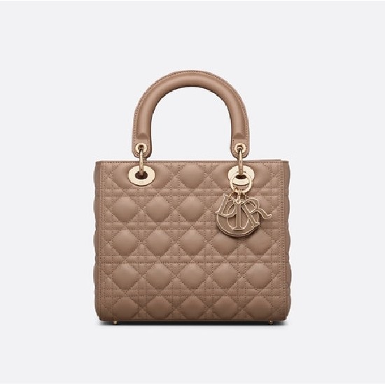 MEDIUM LADY DIOR BAG Lambskin