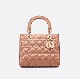 MEDIUM LADY DIOR BAG Patent Cannage Calfskin