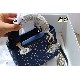 MINI LADY DIOR BAG Strass Cannage Satin
