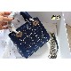 MINI LADY DIOR BAG Strass Cannage Satin