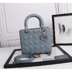 MEDIUM LADY DIOR BAG Lambskin