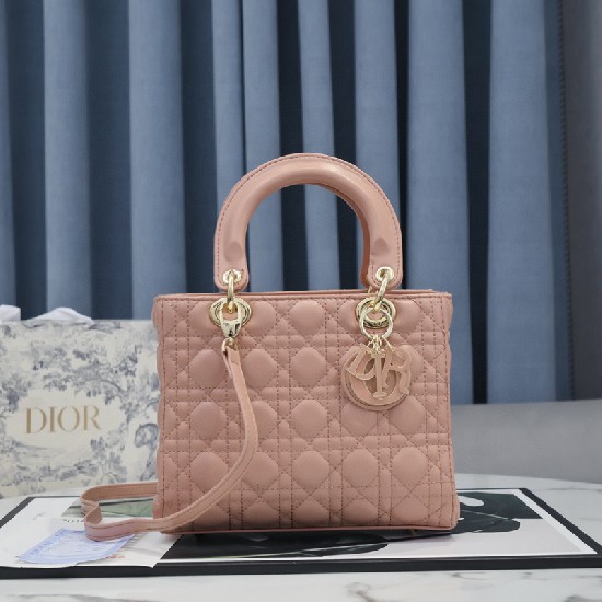 MEDIUM LADY DIOR BAG Lambskin