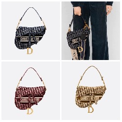 3colors Saddle Bag Velvet