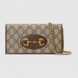 2colors GUCCI HORSEBIT 1955 WALLET WITH CHAIN