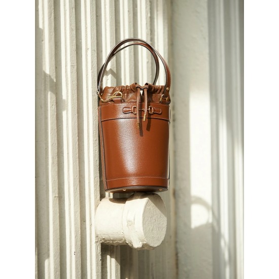 Horsebit 1955 small bucket bag leather