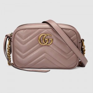 GG Marmont matelassé shoulder bag leather