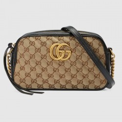 GG Marmont small shoulder bag canvas