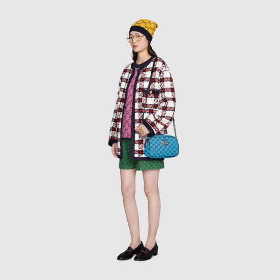 GG Marmont Multicolour small shoulder bag