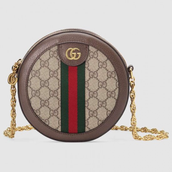 Ophidia mini GG round shoulder bag