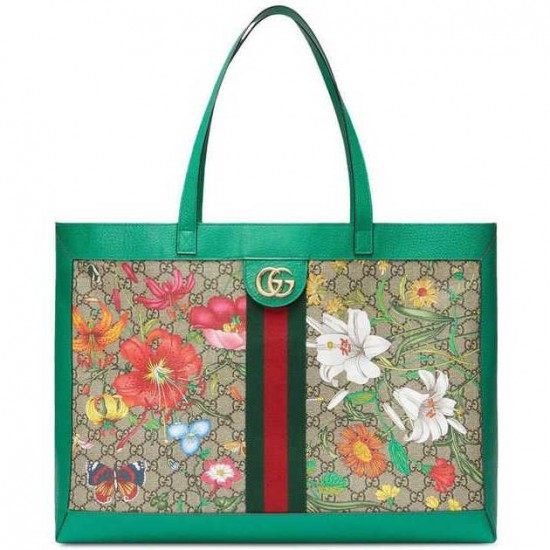 2colors Gucci Ophidia GG Flora Tote