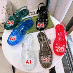 6colors sandal with Double G