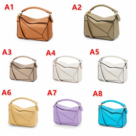 8colors MINI/Small/Medium Puzzle bag in soft grained calfskin