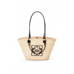 7colors Anagram Basket bag in iraca palm and calfskin
