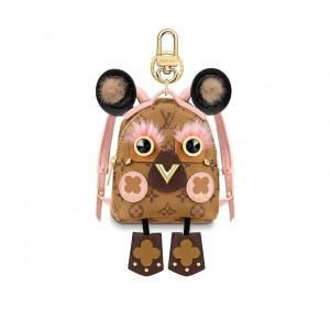 PALM SPRINGS BEAR BAG CHARM AND KEY HOLDER