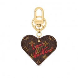 FALL IN LOVE HEART KEY HOLDER AND BAG CHARM