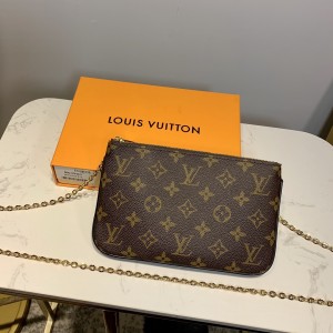 DOUBLE ZIP POCHETTE