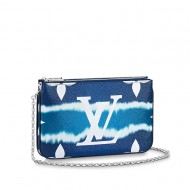 LV ESCALE POCHETTE DOUBLE ZIP