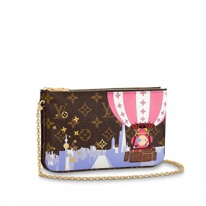 DOUBLE ZIP POCHETTE