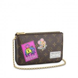 DOUBLE ZIP POCHETTE