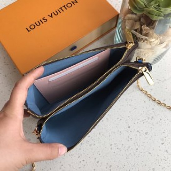 DOUBLE ZIP POCHETTE