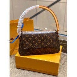 Mini Looping Handbag Monogram Brown