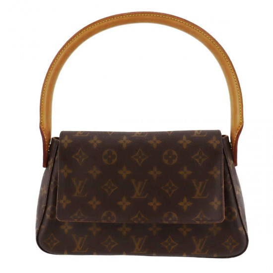 Mini Looping Handbag Monogram Brown