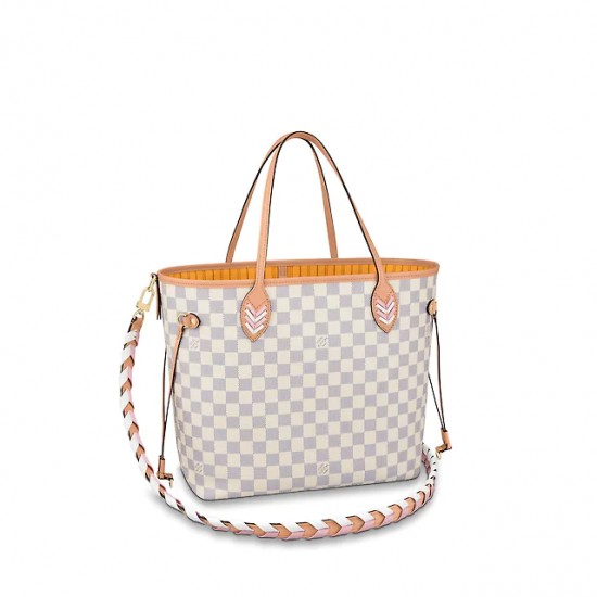 NEVERFULL MM Damier Azur