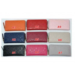 9colors ZIPPY WALLET Leather