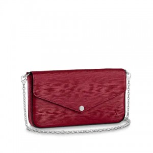 FÉLICIE POCHETTE EPI CHERRY BERRY