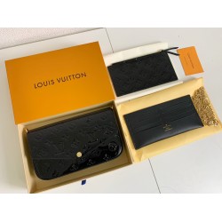 FÉLICIE POCHETTE VERNIS BLACK