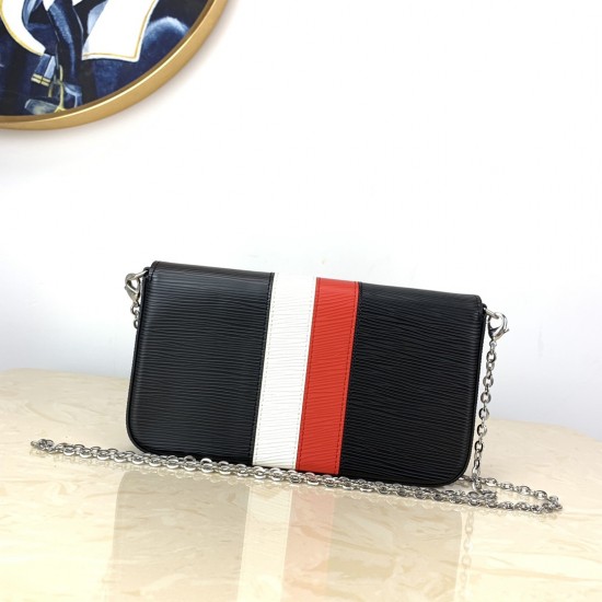 FÉLICIE POCHETTE EPI BLACK