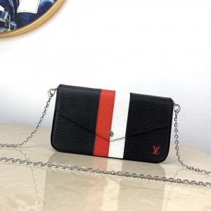 FÉLICIE POCHETTE EPI BLACK