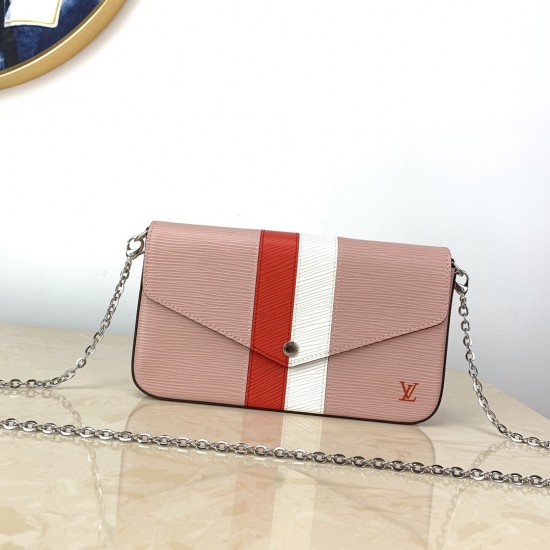 FÉLICIE POCHETTE EPI PINK