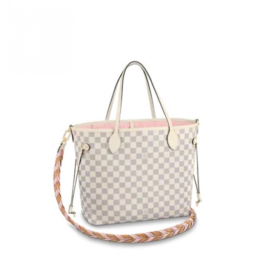 NEVERFULL MM Damier Azur