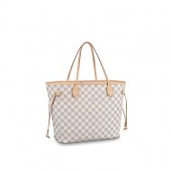 LV NEVERFULL MM Damier Azur Canvas