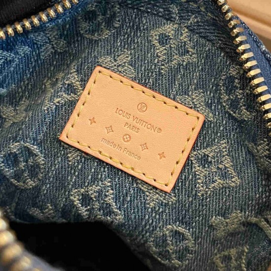 Fairfax Pochette Monogram Denim