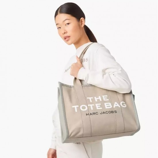 BEIGE MULTI THE CANVAS TOTE BAG