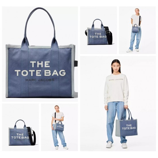 BLUE SHADOW MULTI THE CANVAS TOTE BAG