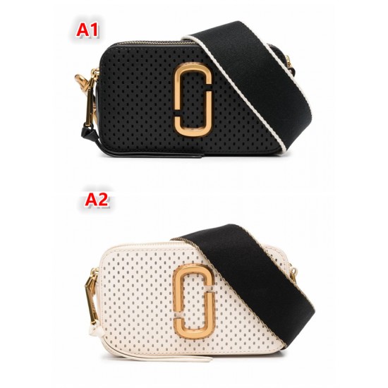 2colors THE perforated Snapshot crossbody bag