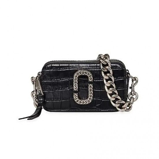 3colors The Croc Embossed Snapshot crossbody bag