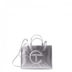 Silver Shopping Bag