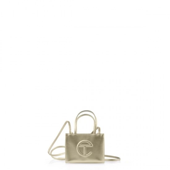 Gold Shopping Bag